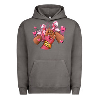 Pigment Tornado valentines day afro girl sneakers Urban Hoodie - RanaPortraitStore