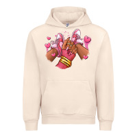 Sandshell valentines day afro girl sneakers Urban Hoodie - RanaPortraitStore