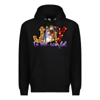 Black joy to the world Premium Hoodie - Zillion Design Studio
