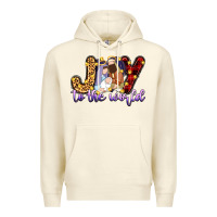 Sandshell joy to the world Premium Hoodie - Zillion Design Studio