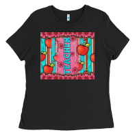 Black teacher with  flower glitter and serape leopard Ladies Tee - Artiststas