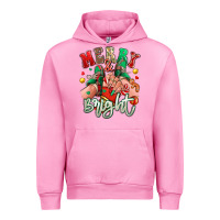 Fuchsia Pink merry and bright caucasian girl sneakers Urban Hoodie - RanaPortraitStore