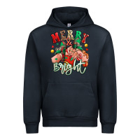 Navy merry and bright caucasian girl sneakers Urban Hoodie - RanaPortraitStore