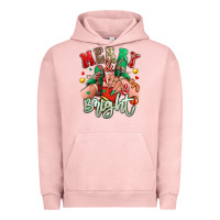 Pigment Salmon merry and bright caucasian girl sneakers Urban Hoodie - RanaPortraitStore