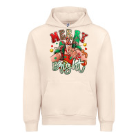 Sandshell merry and bright caucasian girl sneakers Urban Hoodie - RanaPortraitStore