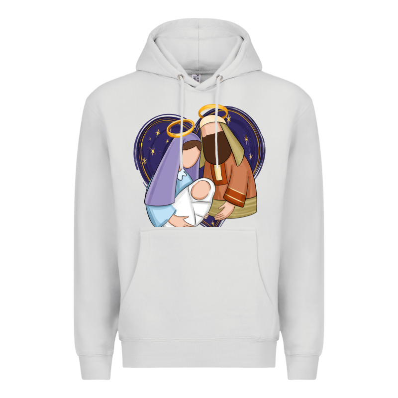 Holy Night Jesus Birth Premium Hoodie by Zillion Design Studio | Teevron