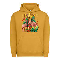 Pigment Peanut Butter festive af christmas caucasian girl sneakers Urban Hoodie - RanaPortraitStore