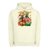 Pigment Pistachio festive af christmas caucasian girl sneakers Urban Hoodie - RanaPortraitStore
