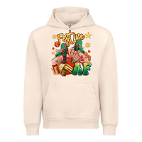 Sandshell festive af christmas caucasian girl sneakers Urban Hoodie - RanaPortraitStore