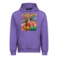 Tulip festive af christmas caucasian girl sneakers Urban Hoodie - RanaPortraitStore