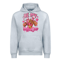 Heather Grey be my valentine afro girl sneakers Urban Hoodie - RanaPortraitStore