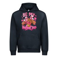 Navy be my valentine afro girl sneakers Urban Hoodie - RanaPortraitStore
