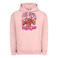 Pigment Salmon be my valentine afro girl sneakers Urban Hoodie - RanaPortraitStore