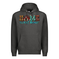 Charcoal Heather home sweet home Premium Hoodie - texasbilliewilder