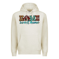 Oatmeal Heather home sweet home Premium Hoodie - texasbilliewilder