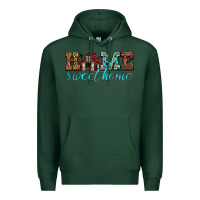Sports Green home sweet home Premium Hoodie - texasbilliewilder