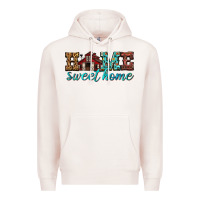 Pale Pink home sweet home Premium Hoodie - texasbilliewilder