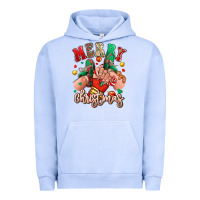 Pigment Grape Ice Merry Christmas Caucasian girl sneakers Urban Hoodie - RanaPortraitStore