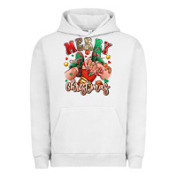 Pigment Lunar Rock Merry Christmas Caucasian girl sneakers Urban Hoodie - RanaPortraitStore