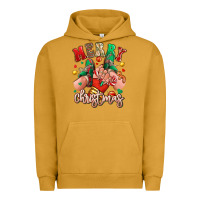 Pigment Peanut Butter Merry Christmas Caucasian girl sneakers Urban Hoodie - RanaPortraitStore
