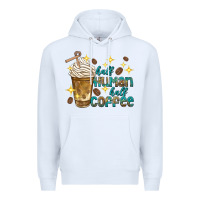 White half human half coffee Premium Hoodie - texasbilliewilder