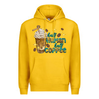 Lemon half human half coffee Premium Hoodie - texasbilliewilder