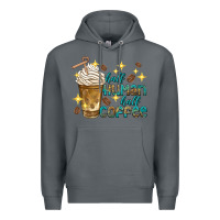 Rock half human half coffee Premium Hoodie - texasbilliewilder