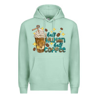 Seafoam half human half coffee Premium Hoodie - texasbilliewilder