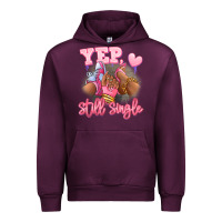 Mauve Wine Yep still single heels and sneakers afro girl Urban Hoodie - RanaPortraitStore