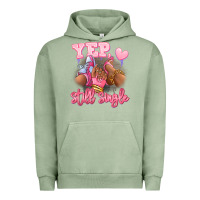 Pigment Oil Green Yep still single heels and sneakers afro girl Urban Hoodie - RanaPortraitStore