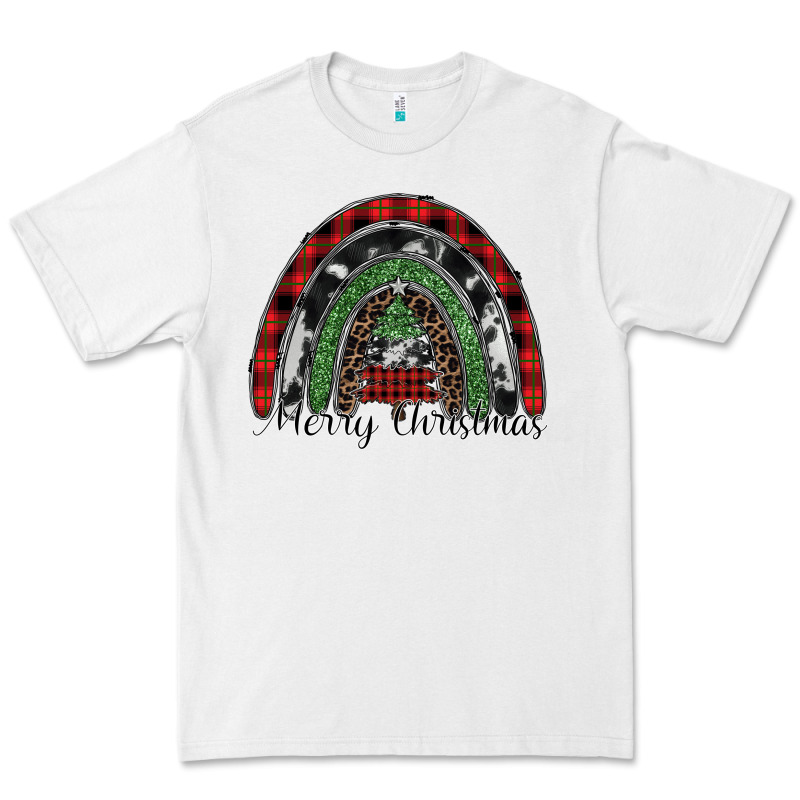 Merry Christmas Rainbow Premium Tee by CowhideDigitalArt | Teevron