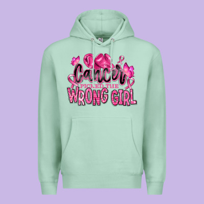 Premium Hoodie cancer picked the wrong girl