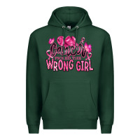 Sports Green cancer picked the wrong girl Premium Hoodie - RanaPortraitStore