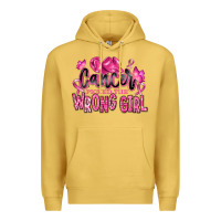 Antique Gold cancer picked the wrong girl Premium Hoodie - RanaPortraitStore