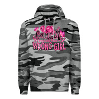 Slate Camo cancer picked the wrong girl Premium Hoodie - RanaPortraitStore