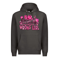 Smoke cancer picked the wrong girl Premium Hoodie - RanaPortraitStore