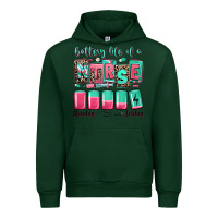 Forest Green battery life of a nurse Urban Hoodie - RanaPortraitStore