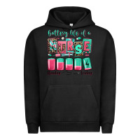 Pigment Black battery life of a nurse Urban Hoodie - RanaPortraitStore