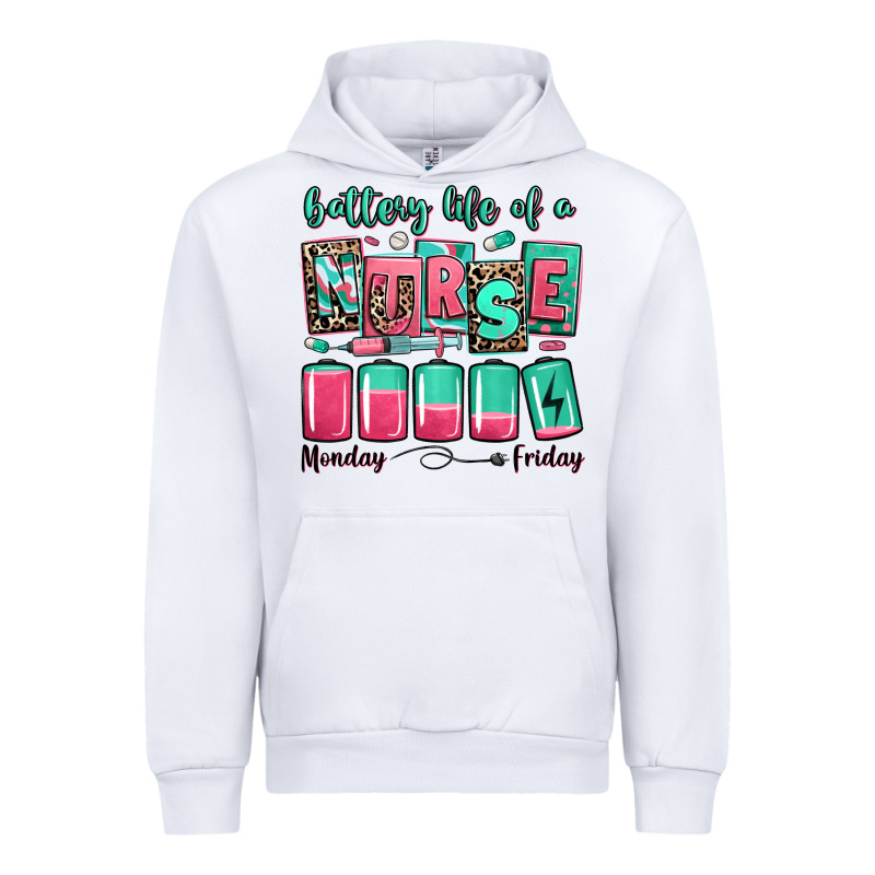 Battery Life Of A Nurse Urban Hoodie by RanaPortraitStore | Teevron
