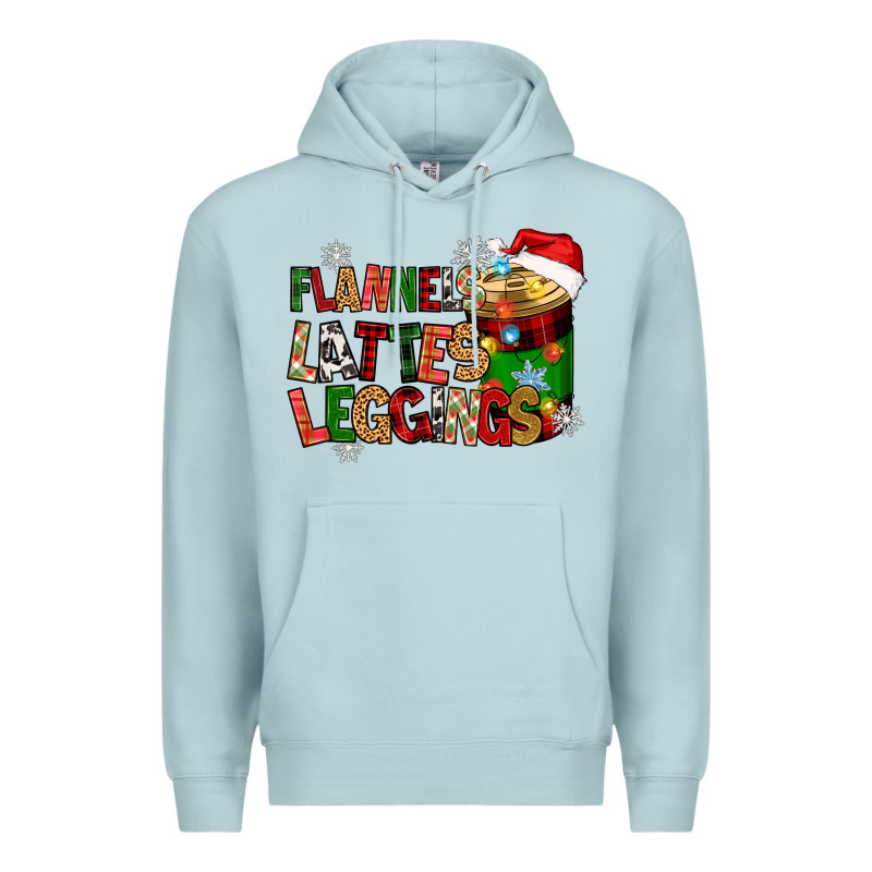 Flannels Lattes Premium Hoodie by Zillion Design Studio | Teevron