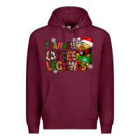 Burgundy flannels lattes Premium Hoodie - Zillion Design Studio