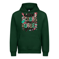 Forest Green coffee scrubs and rubber gloves Urban Hoodie - RanaPortraitStore