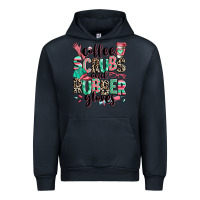 Navy coffee scrubs and rubber gloves Urban Hoodie - RanaPortraitStore