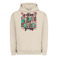 Pigment French Oak coffee scrubs and rubber gloves Urban Hoodie - RanaPortraitStore