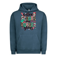 Pigment Midnight Navy coffee scrubs and rubber gloves Urban Hoodie - RanaPortraitStore
