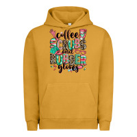 Pigment Peanut Butter coffee scrubs and rubber gloves Urban Hoodie - RanaPortraitStore