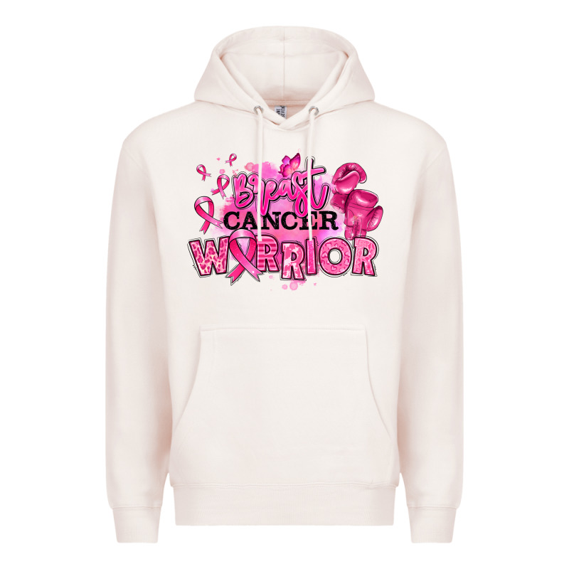 Breast Cancer Warrior Premium Hoodie by RanaPortraitStore | Teevron