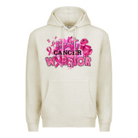 Oatmeal Heather breast cancer warrior Premium Hoodie - RanaPortraitStore