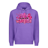 Purple breast cancer warrior Premium Hoodie - RanaPortraitStore