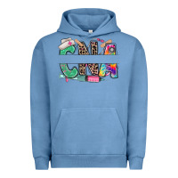 Pigment Pebble Blue custom name cna nurse Urban Hoodie - RanaPortraitStore